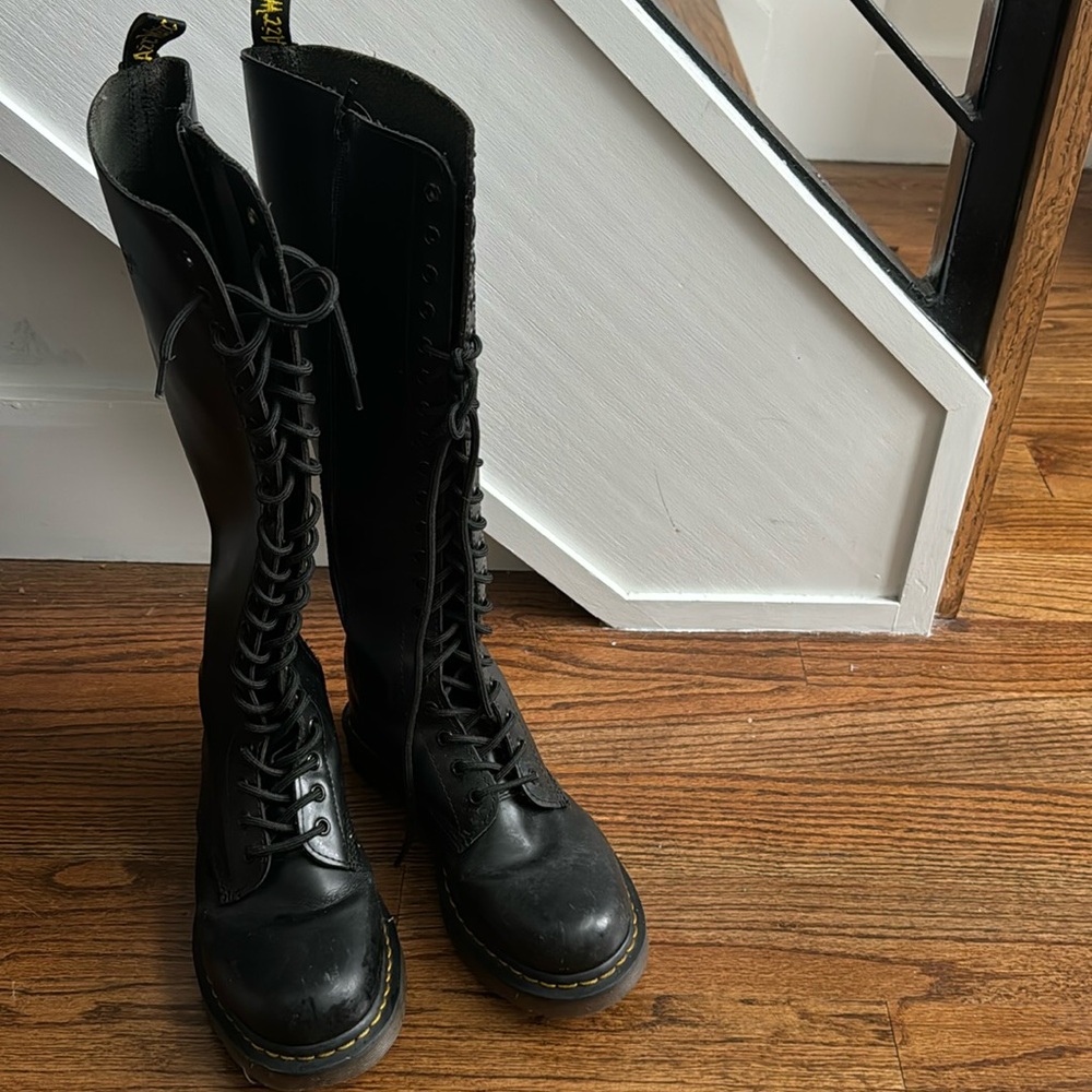 Doc Marten knee high boots size 8